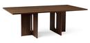 Androgyne Rectangular Dining Table, Dark stained oak