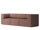 Eave Modular Sofa , Fabric Bouclé red