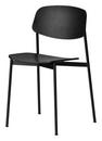 Today Chair, Black lacquered oak, Black
