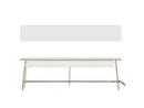 Langer Max, 43 x 140 x 30 cm, FU white, Black