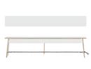 Langer Max, 43 x 180 x 30 cm, FU white, Black