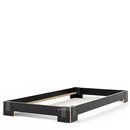 Tagedieb Stacking bed, 100 x 200 cm, Black, Without slatted base