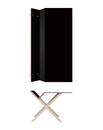 Kant Desk, 190 cm, 74 cm, FU (plywood, birch) linoleum black