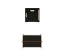 Trude, Small Trude (H 37 x W 55 x D 37 cm), FU (plywood, birch) black