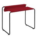 PS07 Secretary, Ruby red (RAL 3003), Without desk pad, Deep black (RAL 9005)