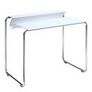 PS07 Secretary, Signal white (RAL 9003), Without desk pad, chromed