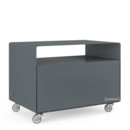 Trolley R 107N, Self-coloured, Basalt grey (RAL 7012), Industrial castors