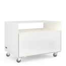 Trolley R 107N, Self-coloured, Pure white (RAL 9010), Transparent castors