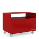 Trolley R 107N, Self-coloured, Ruby red (RAL 3003), Industrial castors