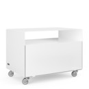 Trolley R 107N, Self-coloured, Signal white (RAL 9003), Industrial castors