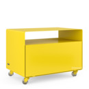 Trolley R 107N, Self-coloured, Traffic yellow (RAL 1023), Transparent castors