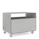 Trolley R 107N, Self-coloured, Aluminium white (RAL 9006), Industrial castors