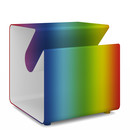 V44 Side Table, RAL Classic Colour, Glides