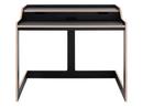 Plane Secretary, Melamine black with birch edge