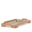 Stacking Bed, 90 x 200, Lacquered beech, Solid wood frame
