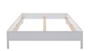 Nait Double Bed, 160 x 200, Without headboard, CPL white