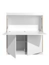 Flai Home Office, H 136,3 x W 118 cm, CPL white