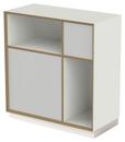 Vertiko Ply shelf, Version 1, Pure white, With base