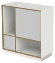 Vertiko Ply shelf, Version 4, Pure white, With base