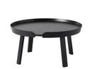 Around Coffee Table, Large (H 36 x Ø 72 cm), Ash black