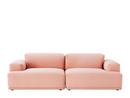 Connect Sofa, 2 Seater, Fabric Steelcut Trio rose