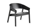 Cover Lounge Chair, Black/Leather black