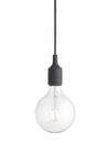 E27 Pendant Lamp, Dark grey