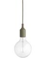 E27 Pendant Lamp, Olive