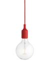 E27 Pendant Lamp, Red