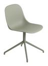 Fiber Side Chair Swivel, Dusty green