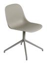 Fiber Side Chair Swivel, Grey