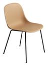 Fiber Side Chair Tube, Ochre / black