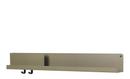 Folded Shelves, H 13 x W 96 cm, Olive