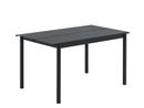 Linear Table Outdoor, L 140 x W 75 cm, Black