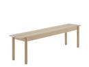 Linear Wood Bench, W 170 x D 34 cm