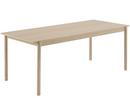 Linear Wood Table, L 200 x W 90 cm