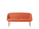Oslo Sofa, 2 Seater, Fabric Steelcut tangerine