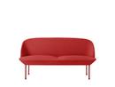 Oslo Sofa, 2 Seater, Fabric Steelcut red