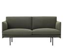 Outline Studio Sofa, Fabric Fiord 961 - Greyish-green