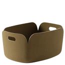 Restore Storage Basket, Brown green