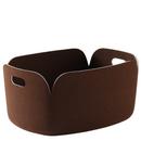 Restore Storage Basket, Dark brown