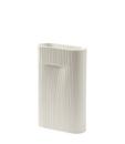 Ridge Vase, Medium (H 35 cm), Off-White