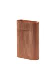 Ridge Vase, Medium (H 35 cm), Terracotta