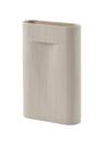 Ridge Vase, Tall (H 48,5 cm), Beige