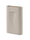 Ridge Vase, Tall (H 48,5 cm), Beige