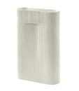 Ridge Vase, Tall (H 48,5 cm), Off-White