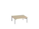 Stacked Podium 2.0 Tube Base, 43,5 x 17,15 x 35 cm, Oak / grey