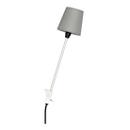 Rosi Lamp, Aluminium silver anodised, Light grey