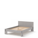 Details Nils Holger Moormann Siebenschläfer Siebenschläfer, 140 x 200 cm, With headboard, Grey, With slatted base