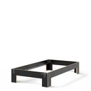 Tagedieb, 120 x 220 cm, Without headboard, FU (plywood, birch) black, Anthracite, Without slatted base